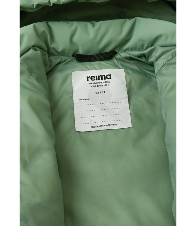 Reima Kleinkinder Daunenjacke Kupponen Green Clay