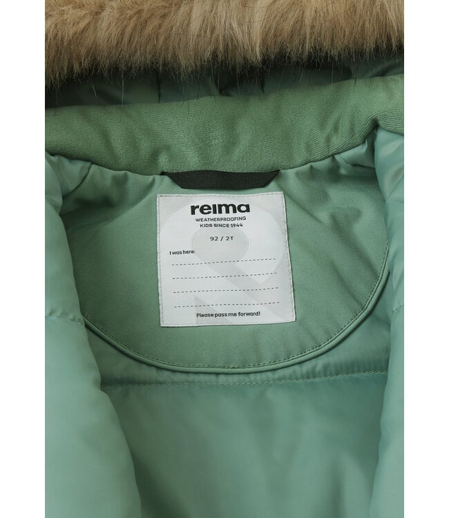 Reima tec Kleinkinder Parka Mutka Green Clay