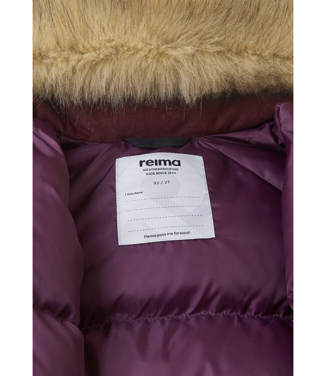 Reima tec+ Kleinkinder Daunenoverall Aapua Deep purple