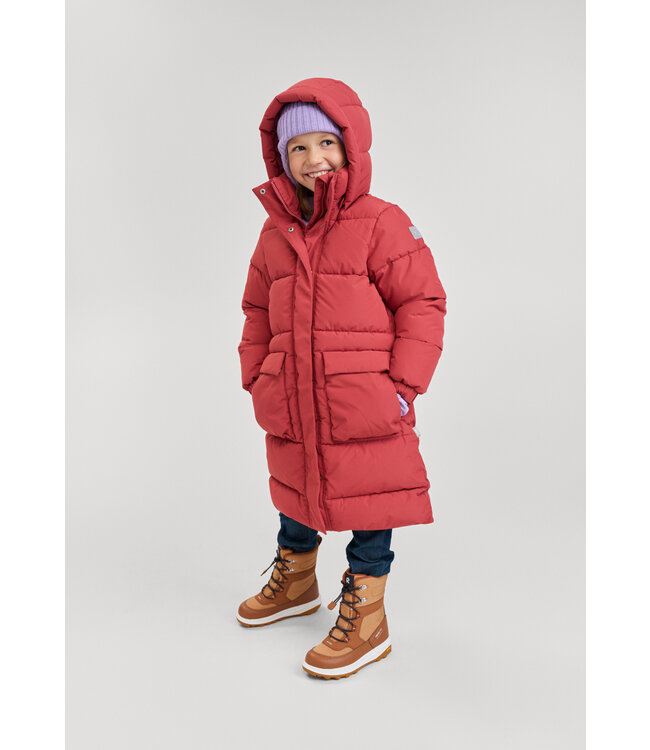 Reima Mädchen Wintermantel Kumpula Red Clay
