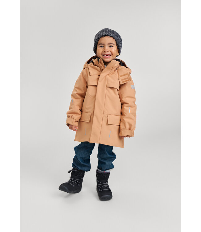 Reima tec Kinder Winterjacke Kamuni Peanut Brown