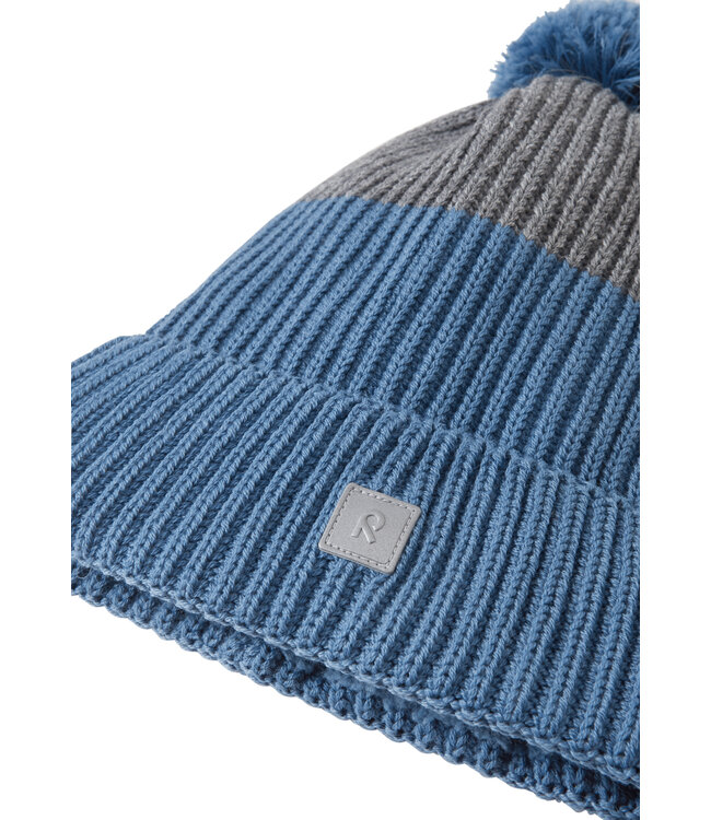 Reima Kinder Wollmütze Pilke Blue Ocean