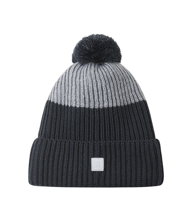 Reima Kinder Wollmütze Pilke Black