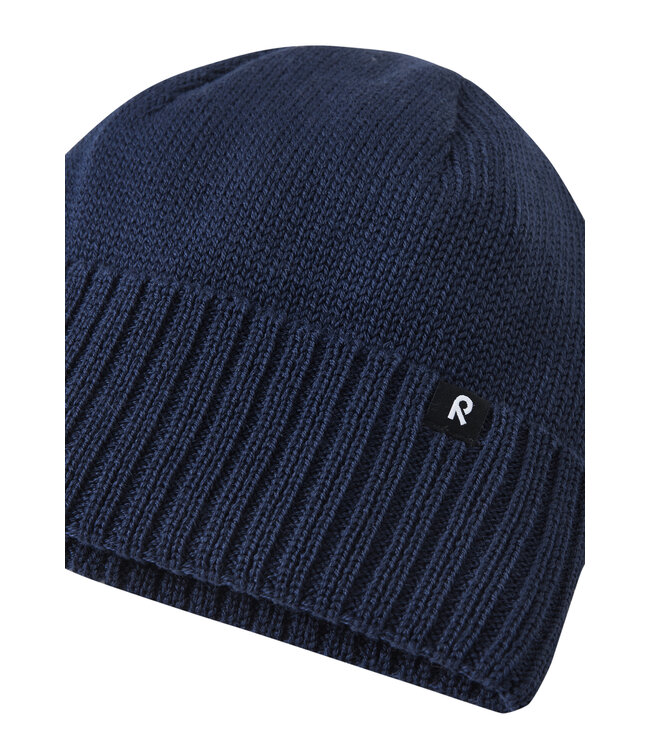 Reima Kinder Wollmütze Kalotti Navy