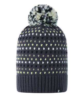 Reima Kinder Wollmütze Pampula Soft black