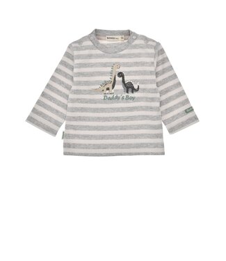 Bondi Baby langarm Shirt geringelt 'Dino'