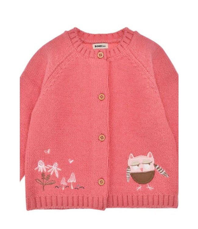 Bondi Kleinkinder Strickjacke 'Eule'