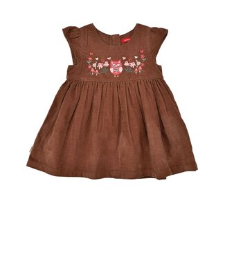 Bondi Kleinkinder Cordkleid 'Eule'