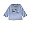 Bondi Baby langarm Shirt geringelt Baufahrzeuge