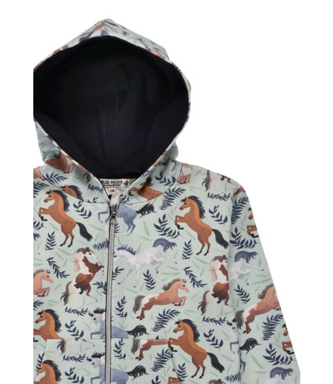Bondi Mädchen Kapuzenjacke Pferdeallover