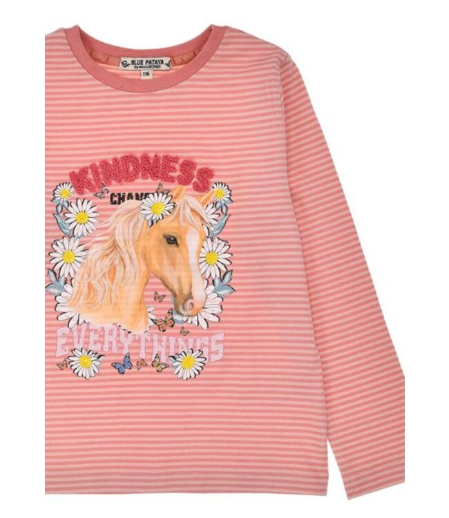 Bondi Mädchen Langarmshirt Pferd