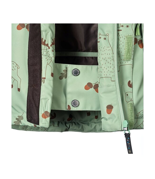 Isbjörn of Sweden Kleinkinder Skijacke HARRY & FRIENDS Pistachio