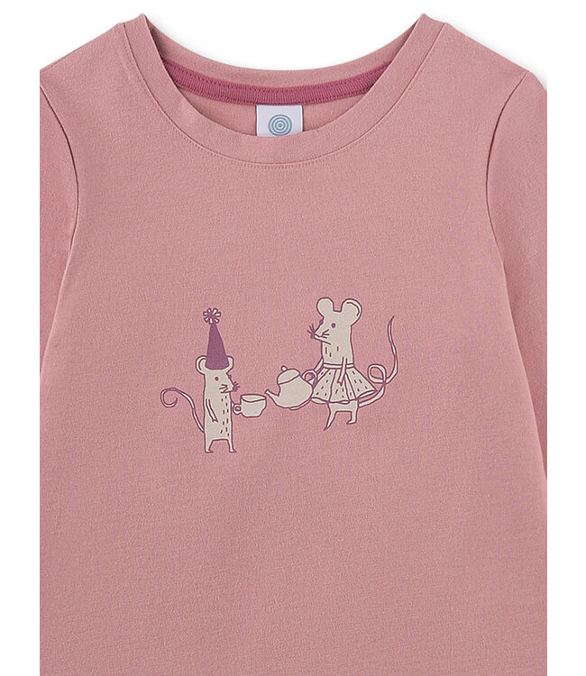 Sanetta Mädchen Schlafanzug Maus