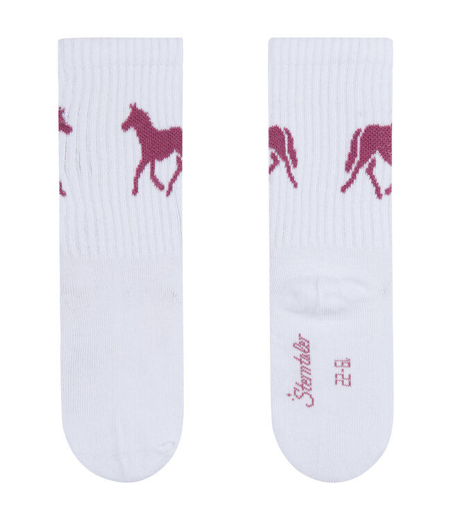 Sterntaler Kinder Socken 3er-Pack COOL – Lang mit Pferd & Herz