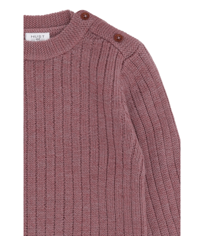Hust & Claire Kinder Woll-Pullover Pil Pale Mauve