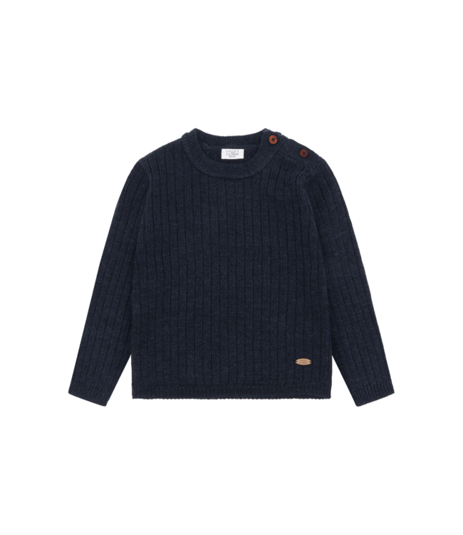 Hust & Claire Kinder Woll-Pullover Pil More navy