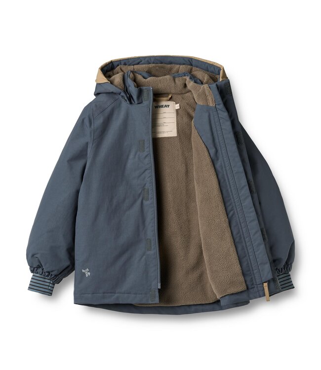 Wheat Jungen Winterjacke Frederiko greyblue