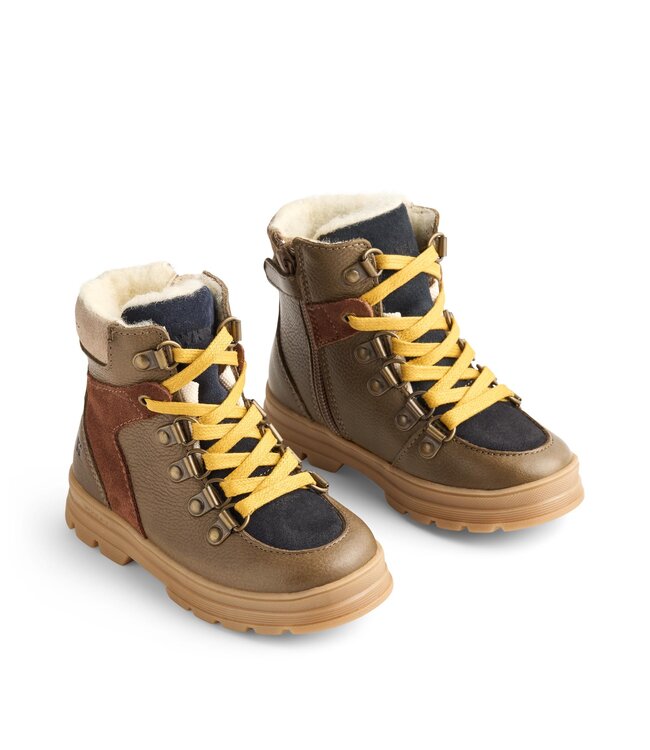 Wheat Kinder Winterstiefel Toni Hiker Tex green