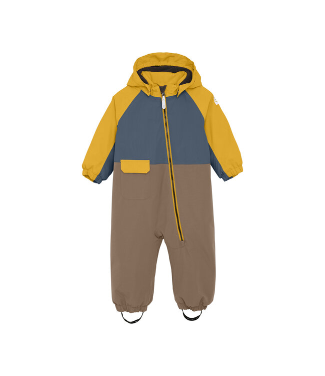 Color Kids Kleinkinder Schneeoverall Colorblock Saffron