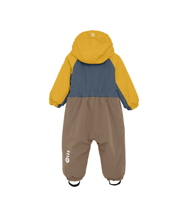 Color Kids Kleinkinder Schneeoverall Colorblock Saffron