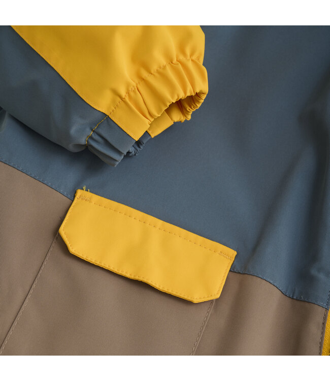 Color Kids Kleinkinder Schneeoverall Colorblock Saffron