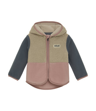 Color Kids Baby Teddy Fleecejacke Woodrose