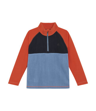 Color Kids Fleece Pullover Tangerine Tango