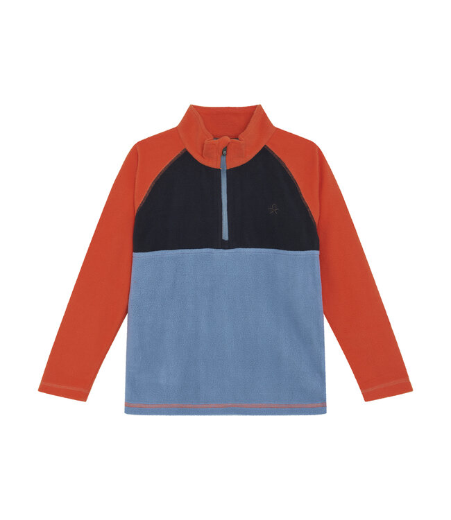 Color Kids Fleece Pullover Tangerine Tango
