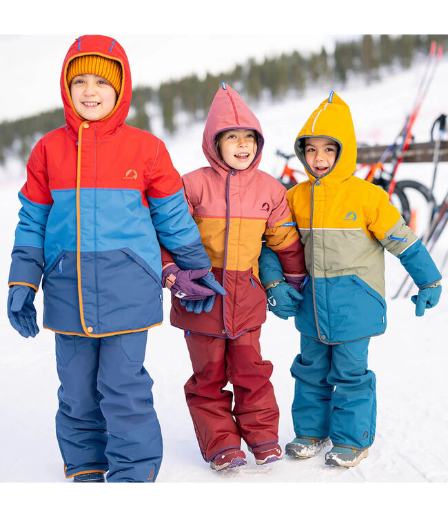 Finkid Skijacke TAIKA SNOW lava/almond