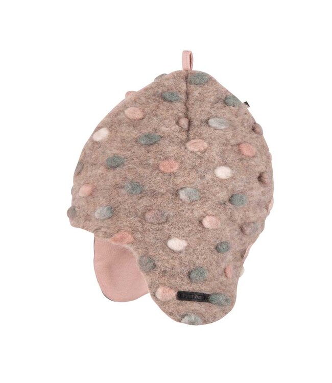 Pure Pure Mütze Inka Walk kaschmir-bunt dots