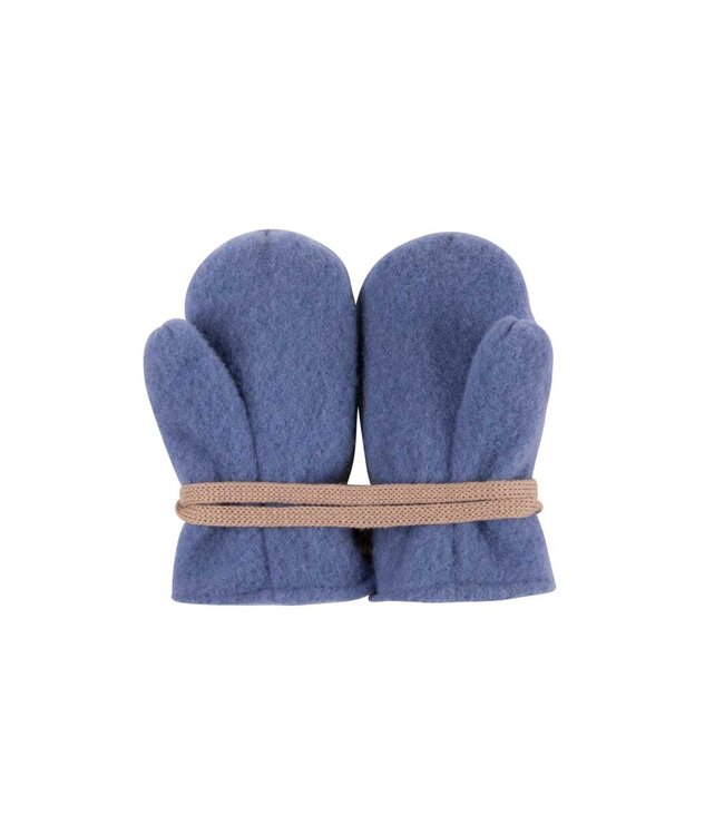 Pure Pure Baby Fäustlinge Fleece smoke-blue