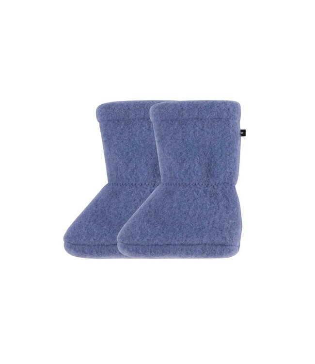Pure Pure Baby Schühchen Fleece smoke-blue