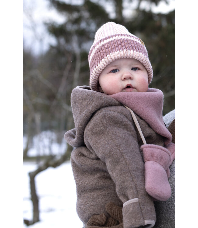 Pure Pure Baby Fleeceoverall stein-grau