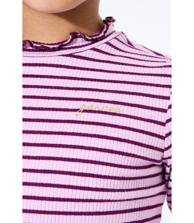 Garcia Mädchen Langarmshirt gestreift