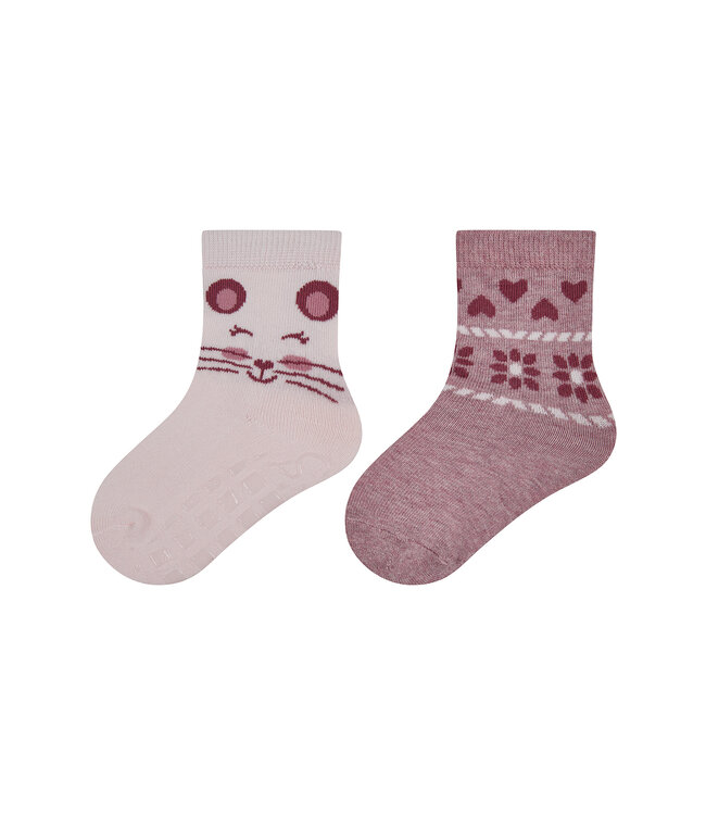 Sterntaler ABS Socken 2er Pack Maus & Herzen