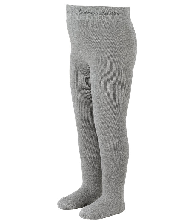 Sterntaler Kinder Strumpfhose mit Vollplüsch  silber