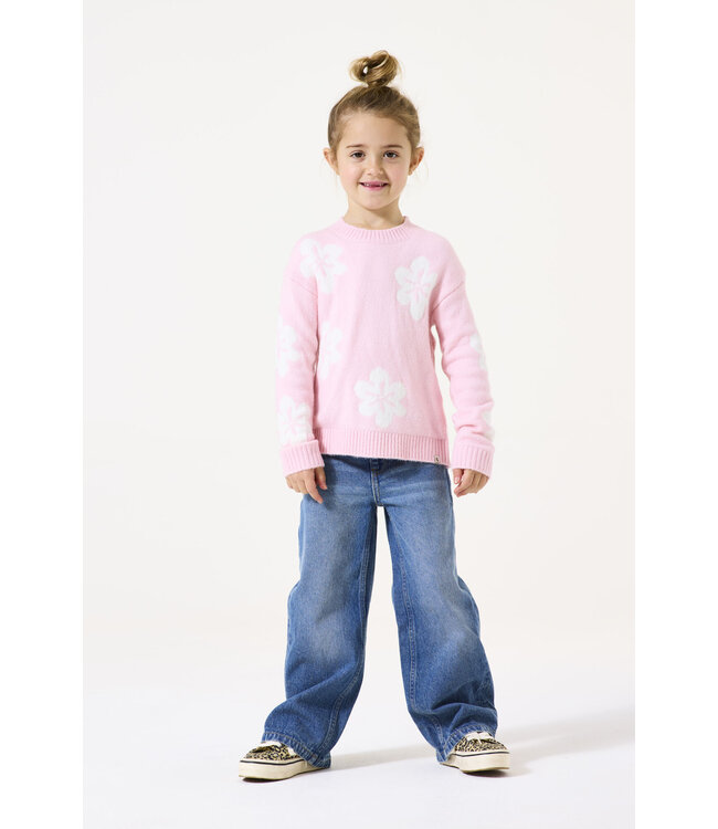 Garcia Mädchen Wide fit Jeans blau