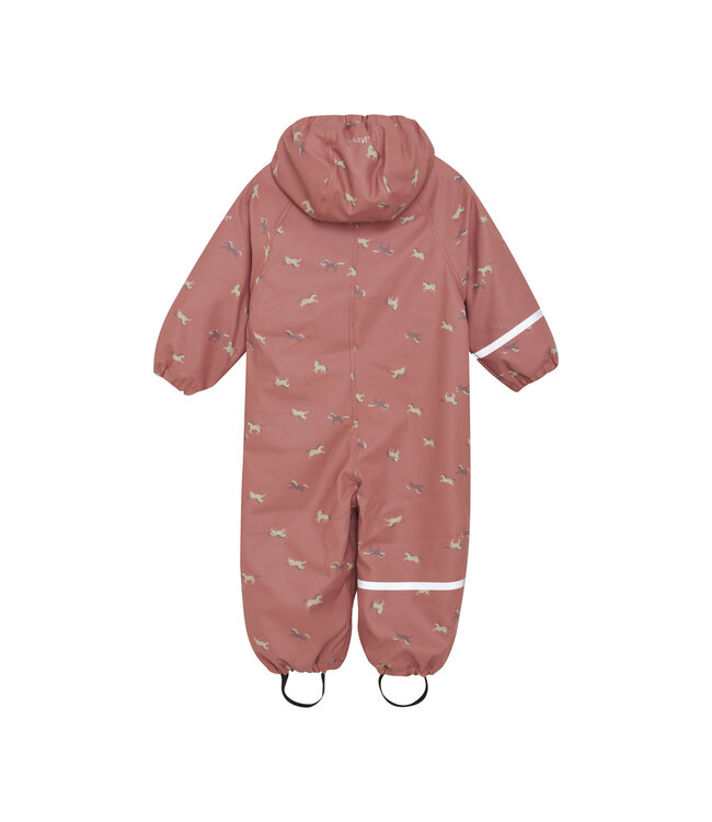 CeLaVi gefütterter Regenoverall Brick Dust