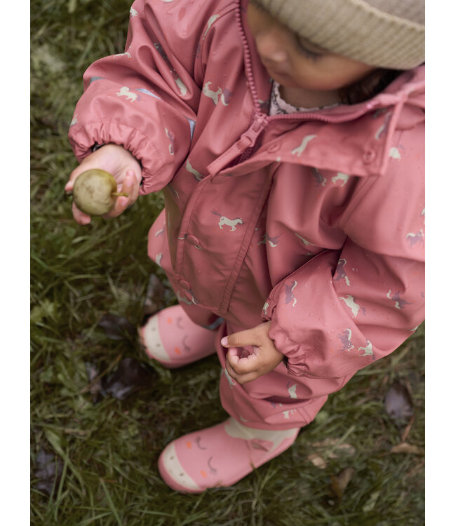 CeLaVi gefütterter Regenoverall Brick Dust