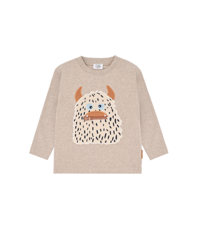 Hust & Claire Jungen Langarmshirt Anton Schneemonster