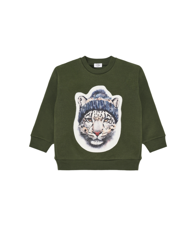 Hust & Claire Jungen Pullover Schneeleopard