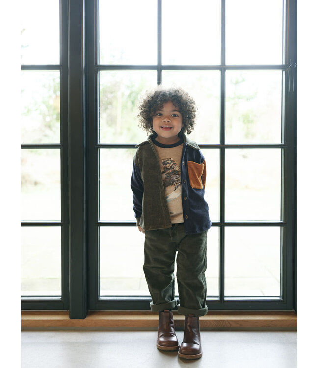 Hust & Claire Jungen Cord Hemd Ravn