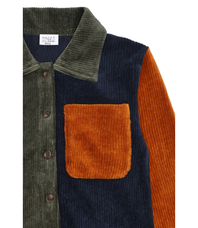 Hust & Claire Jungen Cord Hemd Ravn