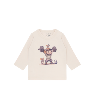 Hust & Claire Baby Langarmshirt August Strong Mouse