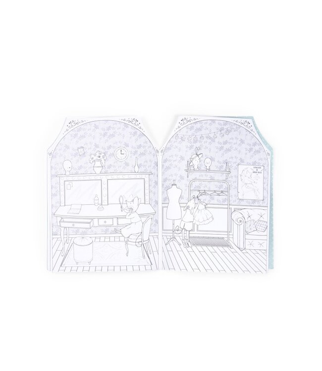 Moulin Roty Malbuch mit Sticker