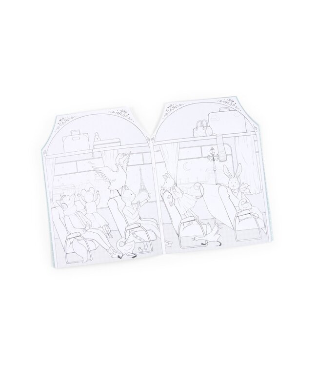 Moulin Roty Malbuch mit Sticker