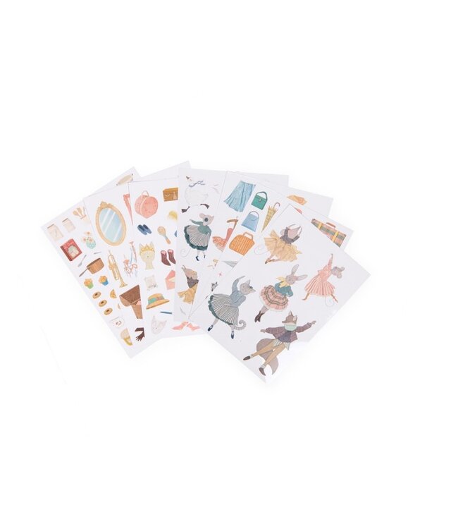 Moulin Roty Malbuch mit Sticker