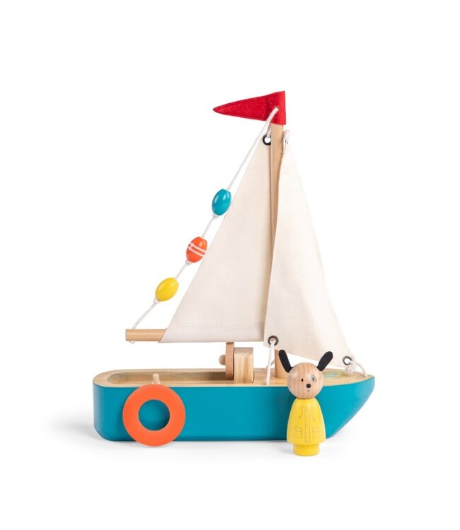 Moulin Roty Segelboot - La Grande Famille