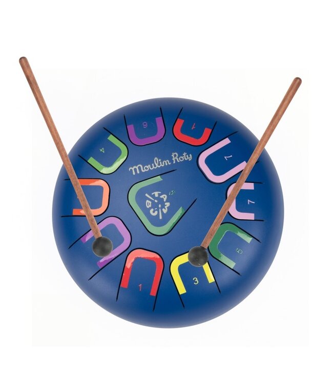 Moulin Roty Zungentrommel gross - Puce & Pilou