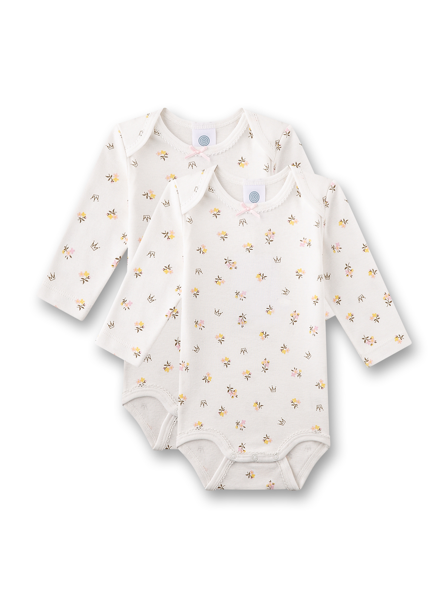 Sanetta Body Bébé Manches Courtes I Love Mama - 100% Coton Biologique